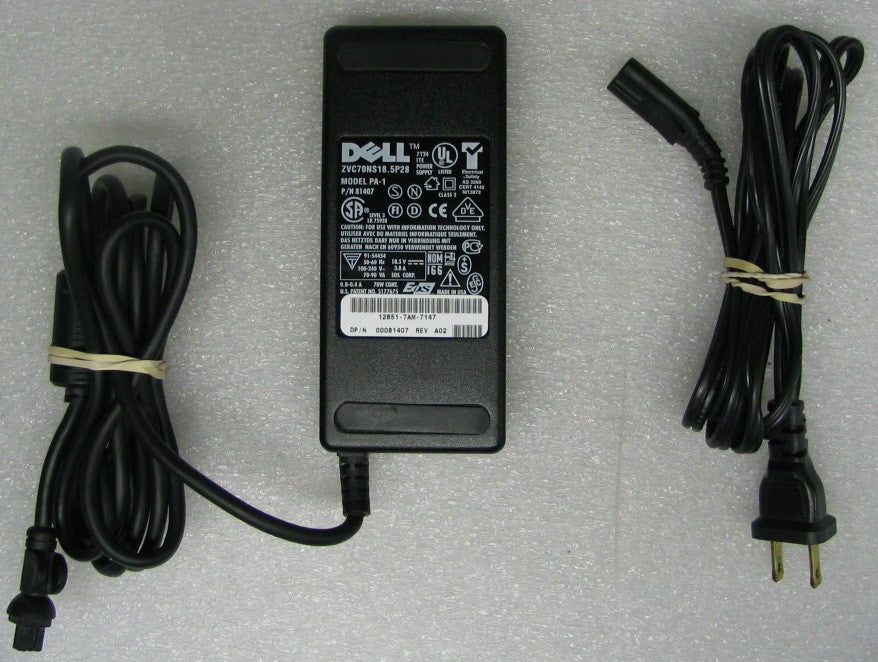 81407 Notebook Laptop Power Supply AC Adapter For Dell Inspiron 8100 Part: 81407