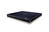 LG - 8x External USB 2.0 Blu-ray Disc Double-Layer DVD±RW/CD-RW Disc Rewriter - Black